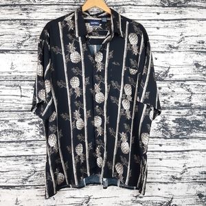 Pineapple & Bamboo Dress Shirt XXL